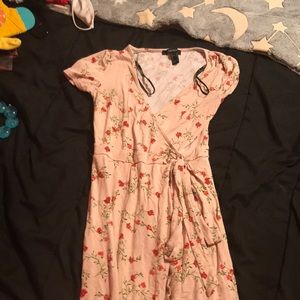 Pink rose dress
